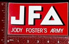 Vintage 1980   s Jfa Jody Foster   s Army Sticker Red  White   Black