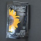 Dylon Permanent Fabric Dye Sunflower Yellow Clothing Color Powder 1 75oz