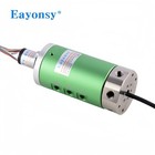 4 6 8 10 Channel Gas Rotary Joint  G1 8   Mixed Capsule Slip Ring 24 Signal Wire