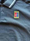 Nike Court Heritage Tennis Polo Shirt Black Active Cotton Blend Mesh Fq2101-010