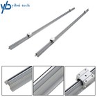 2pcs Sbr16-2000mm Linear Slide Guide Rail W 4   Sbr16uu Square Type Bearing Block