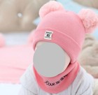 Winter Warm Crochet Beanie Cap Scarf Set Baby Toddler Knit Hat For Boy Girl Kids