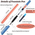 Calligraphy Pen Set fountain Pens With 8 Different Replaceable Nibs With 60 Ink 