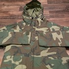 Vintage 1991 Us Military Ecwcs Gen 1 Parka Medium Short Woodland Camo Gore-tex