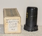 Vintage Tested Strong Realistic Radio Amplifier Metal Vacuum Tube Gold Pins