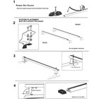 60  Pickup Crossbar-truck Topper Ladder Rack Camper Shell Roof Rack