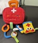 Sesame Street Elmo Plush Doctor Checkup Kit Pretend Play Toy Set For Ages 1-4