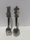 Walt Disney Mickey Mouse Pluto Spoon Fork Set Stainless Steel By Bonny Japan