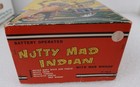 1960 s Marx Battery Operated Nutty Mad Indian W  War Woop In Box Working