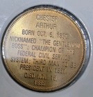 Chester Arthur 21st President Us Coin Medal Token 25mm