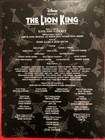 Disney s  the Lion King  Broadway Musical Souvenir Program 1997