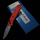 Benchmade 533-custom Mini Bugout Knife Orange Grivory Handle S30v Folding Knife
