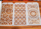 Lot Of 10 Stencil Sheets Each 4x9 