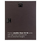 Craig Frames Bauhaus  2  Modern Dark Walnut Brown Picture Frame