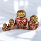 Nesting Dolls 3  5 Piece  Scarlet Flower Set Russian Matryoshka Fairytale Set