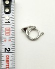 Vintage Sterling Silver French Horn Instrument Music 3d Charm Pendant - 1 5g