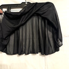 Girls Ballet Dance Skirt Sheer Black Elastic Waistband Child Size M l