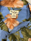 Lot Of 3 Panama Jack Hawaiian Button Up Short Sleeves Shirt Sz L Blue Floral