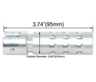 Silver Ruger 1022 10 22 Lr Muzzle Brake For  22 Non-threaded 1022