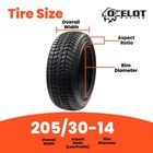 205 30-14 Ocelot Course Pro Golf Cart Tire