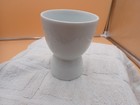 Rare  Braniff International Airways Ceramic Egg Cup White Porcelain Holder