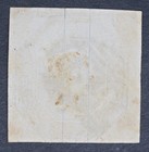 Gb Sg57 Qv 1848 10d Brown  Embossed  Square Cut  Fine Used