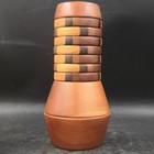 David Collier 1995 Signed  rainbow Storm  Wood   Brass Oil Cell Art Kaleidoscope