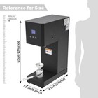 75mm Can Sealer Machine Automatic Commercial Soda Can Sealing Coffee Shop 370w