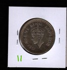 1944 L- India- One Rupee- Silver - Xf 