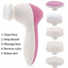 5in1 Multifunction Electric Face Facial Cleansing Brush Spa Massage Skin Care Us