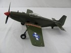 Vintage Cox Thimble Drome Control Line  049 Engine P-51 Mustang Airplane Read 
