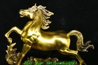 7 1  Chinese Pure Bronze Zodiac Year Running Horse Horses Animal Statue