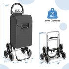 Stair Climbing  shopping  cart Folding Utility Hand  truck  w removable Bag   Handle