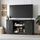 55-75 Gallon Fish Tank Stand With Sliding Barn Doors Aquarium Cabinet Heavy Duty