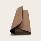 Authentic Tod s Genuine Leather Tan Sunglass Case New