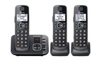 Panasonic Kx-tg3833m Cordless Phone System 3 Handsets Answering Machine