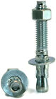 1 -8 X 6  Wedge Anchors Zinc Plated Steel Concrete Masonry Expansion Anchors