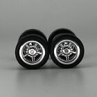 Chrome 12mm Blackwall 5 Spoke Mag Wheels - 12 12mm For Hot Wheels