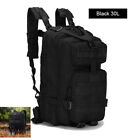 30l Military Black Tactical Backpack Rucksack Waterproof Backpacks For Travel