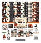 Echo Park Collection Kit  12x12 Double Sided Paper Trick Or Treat