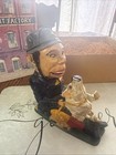 Vintage Book Of Knowledge Cast Iron Mechanical Coin Bank Reproduction Paddy Pig