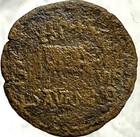 Emperor Tiberius Provincial Roman Coin 14ad-37ad Bull As Calagurris Very Rare