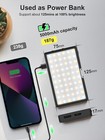 Moman Camera Light Portable Video Light 3000k-6500k Cri 95  5000mah On-camera