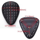 For Yamaha V-star 250 650 950 1100 1300 Bobber Solo Seat 3  Spring W Base Saddle