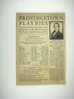 Eugene O neill Provincetown Program 1923 Fashion Play Playwright Playhouse Nyc