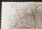 Vtg Rock Lane Lodge Branson Missouri Souvenir Paper Place Mat Mid Century Travel