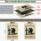 Memorial Day Patriotic Garden Flags For Outside 12x18 Inch 3ply Double Sided 4th