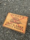 Vintage Cutty Sark Scotch Whisky Wooden Box - Clean  W  Affixed Tax Paper Label