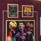 Barcelona Lionel Messi Signed Autographed Photo Framed Beckett Bas