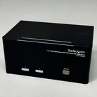 Startech com 2 Port Triple Monitor Dvi Usb Kvm Switch Audio Black Sv231tdviua